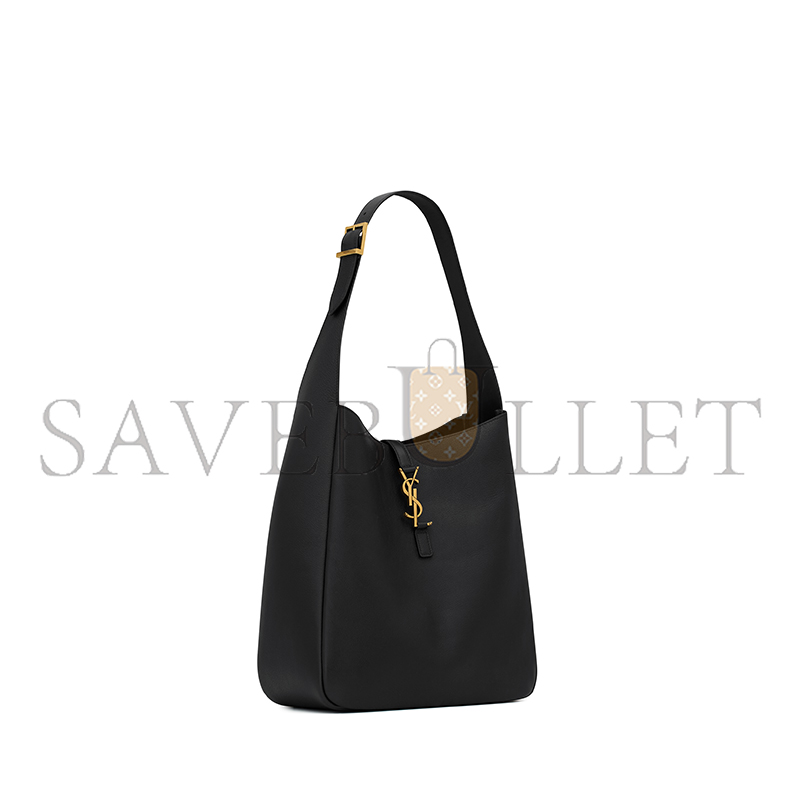 YSL LE 5 À 7 SUPPLE LARGE IN GRAINED LEATHER 753837AAAUQ1000 (30*31*13cm) YSL LE 5 À 7 SUPPLE LARGE IN GRAINED LEATHER 753837AAAUQ1000 (30*31*13cm)